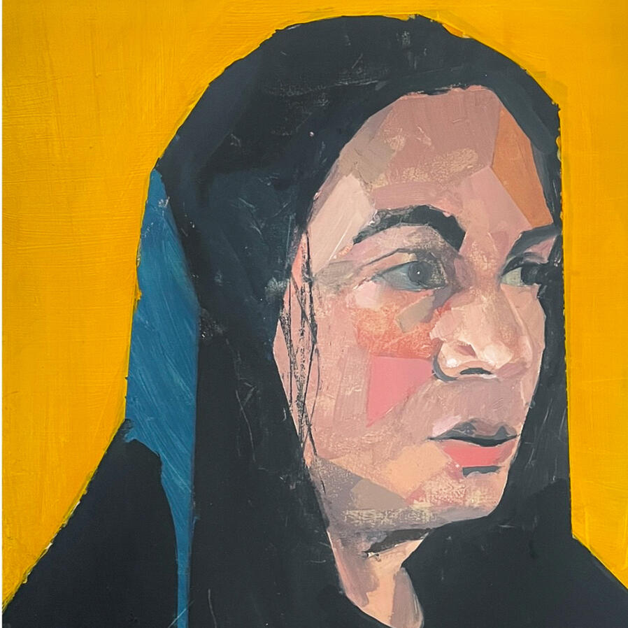 A portrait of Jan Christian Bernabe by the London-based Stuart McHarrie (2022)